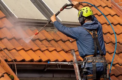 Démoussage et hydrofuge de toiture à Sainte-Eulalie